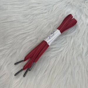 Lacet en coton rouge