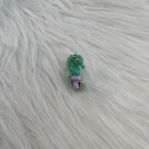 Bijou en résine pour chaussure hippocampe