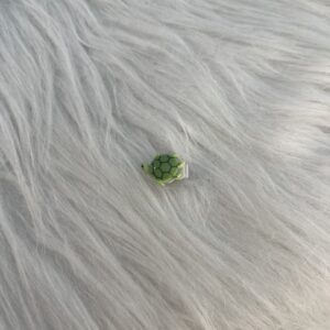 Bijou en résine pour chaussure tortue