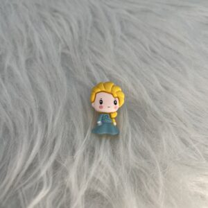 Bijou en résine pour chaussure princesse bleue