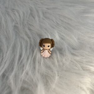 Bijou en résine pour chaussure princesse fée rose