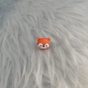 Bijou en résine pour chaussure renard
