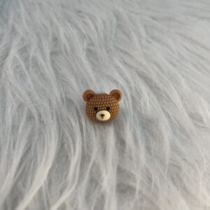 Bijou en résine pour chaussure ours