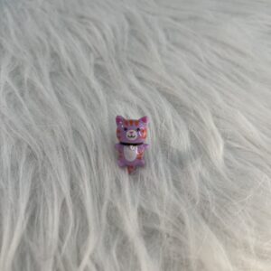 Bijou en résine pour chaussure chat Lila