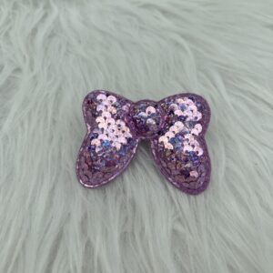 Bijou en strass pour chaussure noeud rose sirène