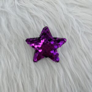 Bijou en strass pour chaussure étoile mauve