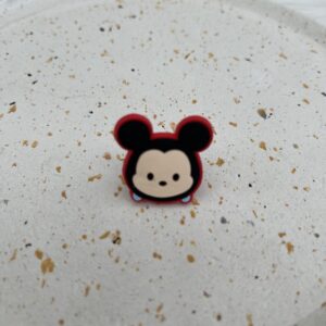 Bijou en silicone pour chaussure tête souris