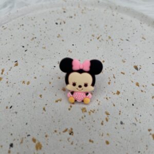 Bijou en silicone pour chaussure souris bébé fille