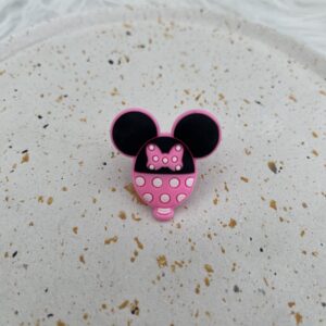 Bijou en silicone pour chaussure forme souris 1