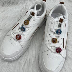 Bijou en résine pour chaussure souris rose fuchsia 3