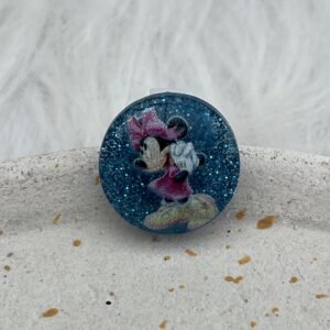 Bijou en résine pour chaussure souris bleu 5