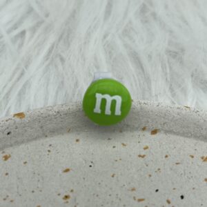 Bijou en résine pour chaussure bonbon vert