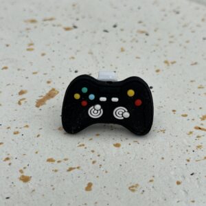 Bijou en silicone pour chaussure manette noir